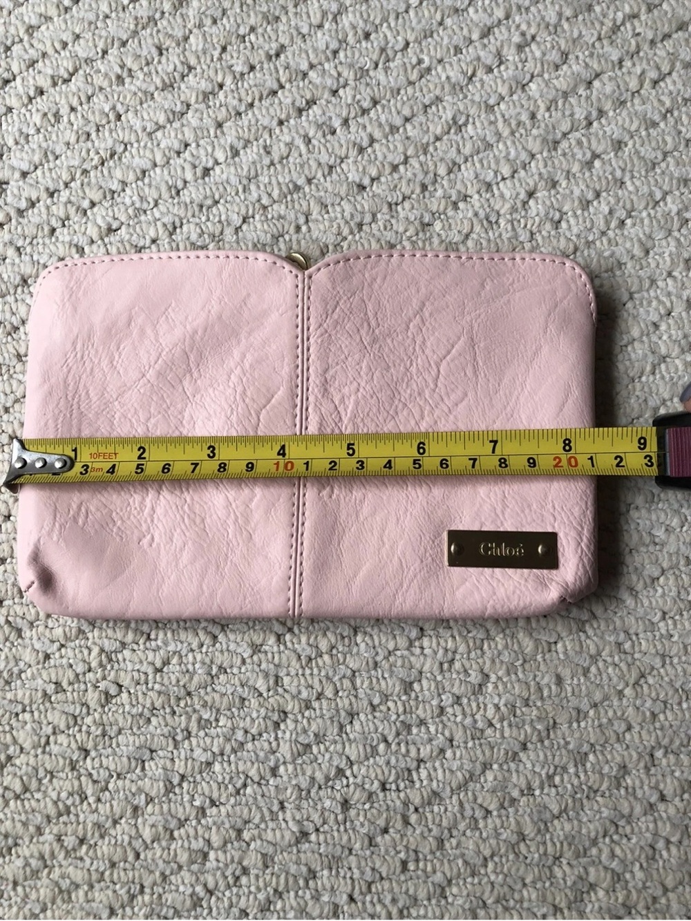 Chloé Parfum Pink Makeup Cosmetic Travel Zipper Pouch Clutch Bag - Picture 3 of 6